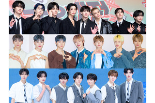 イケメンが大渋滞…Stray Kids×NEXZ×KickFlip、JYPボーイズグループの“仲良しSHOT”にファン熱狂【PHOTO】 画像