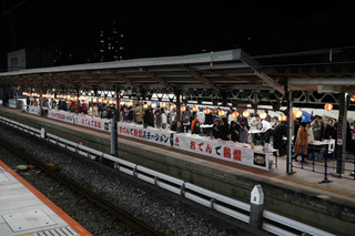 JR両国駅ホームでコタツに入って“おでんと熱燗”を楽しむ！『おでんで熱燗ステーション』26年1月29日から開催 画像