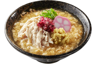 梅＆生姜の香りが食欲そそる！はなまるうどん、鶏玉あんかけうどんを本日発売 画像