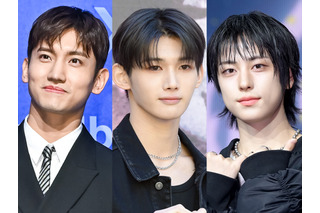 東方神起・チャンミン、&TEAM・JO×タキと仲良くピース！ほっこり“先輩後輩SHOT”に注目【PHOTO】 画像