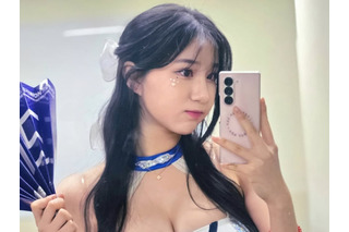 水着のサイズ合ってる…？韓国チアガール、規格外のスタイル“丸見せ”で視線強奪「ハンパないです」【PHOTO】 画像