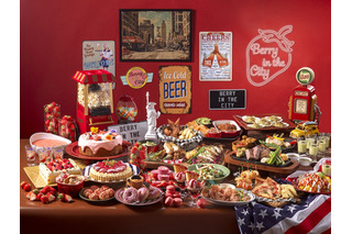 いちごスイーツ＆アメリカングルメが食べ放題！リーベルホテル大阪の春ビュッフェが3月1日スタート 画像
