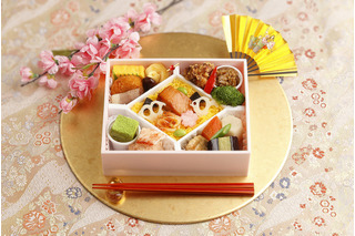 なだ万、華やかなちらし寿司を詰めた「ひな祭り弁当」が登場！3月1日から3日間限定販売 画像