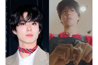 俳優パク・ボゴム、収録中に流血…理髪店でカットに苦戦、汗びっしょりな姿で傷を隠す 画像