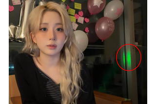 誕生日配信中にレーザー被害に遭ったNMIXXヘウォン、ファンも「度を越えたいたずら」と憤慨 画像