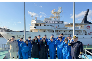 STU48、愛媛・弓削商船高専に潜入！船員を夢見る学生たちの現場を体験 画像