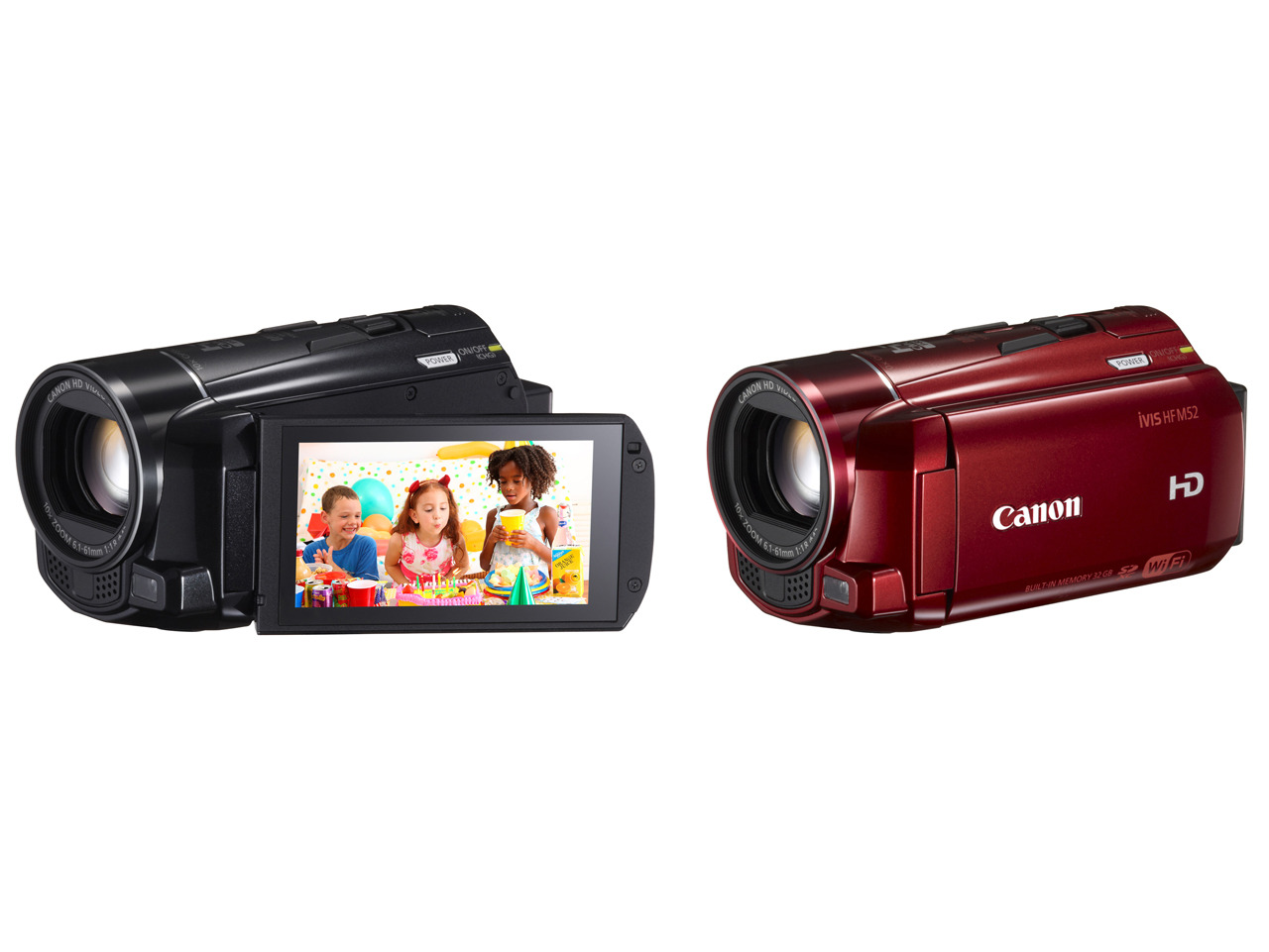 Canon HD CMOS PRO ビデオカメラ iVIS HF M52 - デジタルカメラ