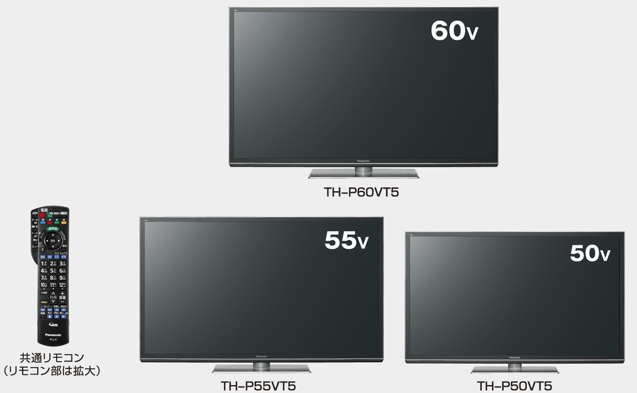 パナソニック、3D対応・無線LAN内蔵・「もっとTV」対応テレビなど