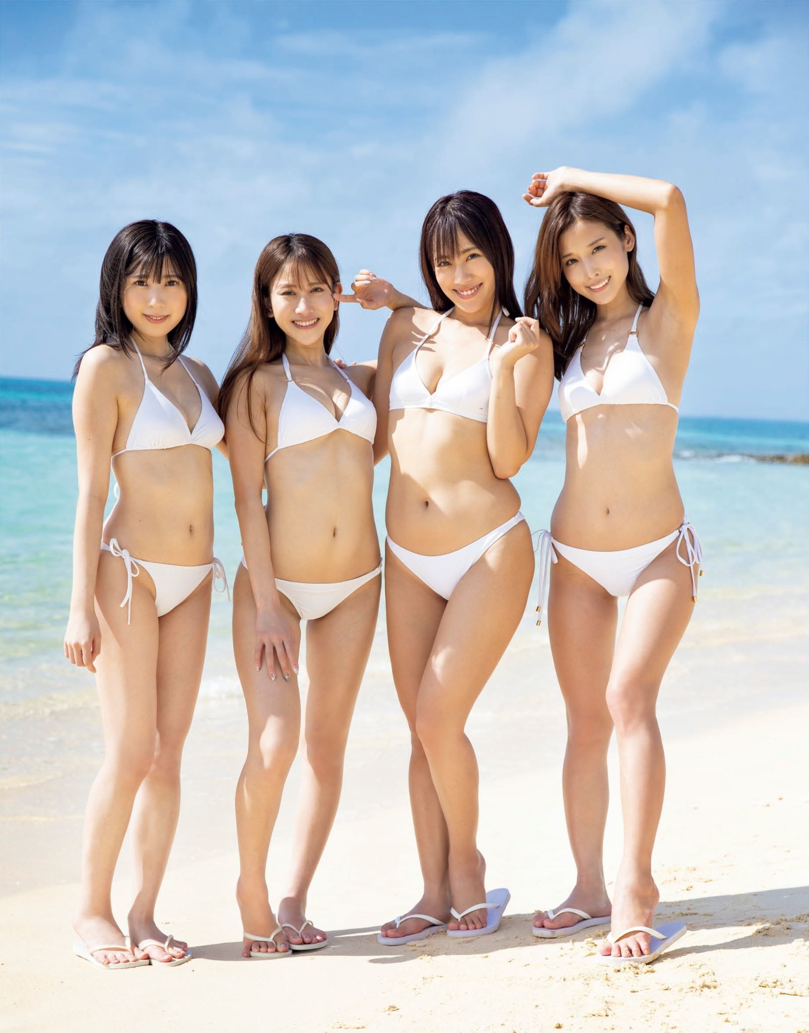 ミスflash21の美女4人が集結 まぶしい水着姿を披露 Rbb Today