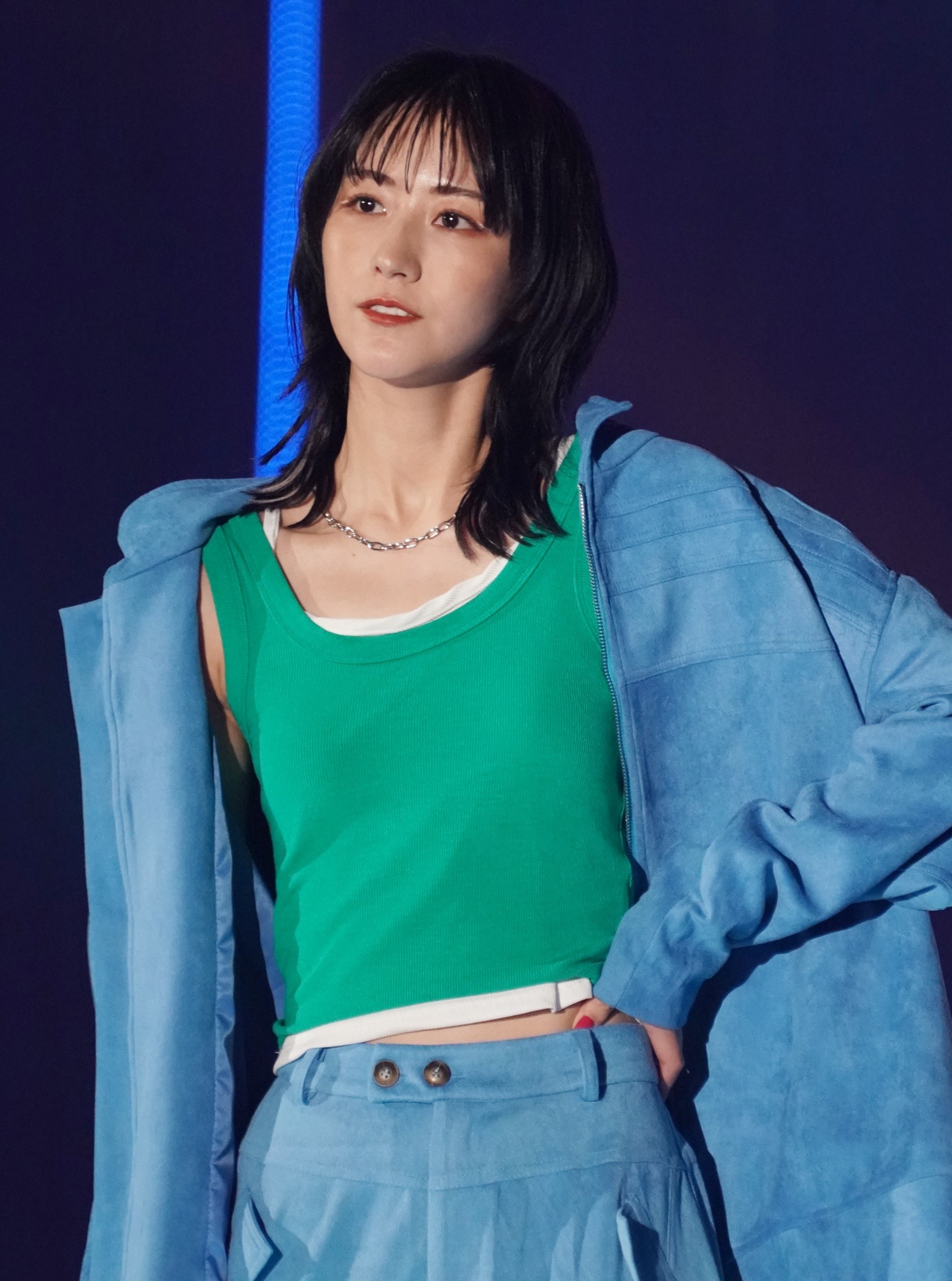 【値下可】櫻坂46 土生瑞穂　「2nd TOUR 2022」青衣装　直筆サイン 値下可】櫻坂46 土生瑞穂 「2nd TOUR 2022」青衣装 直筆サイン