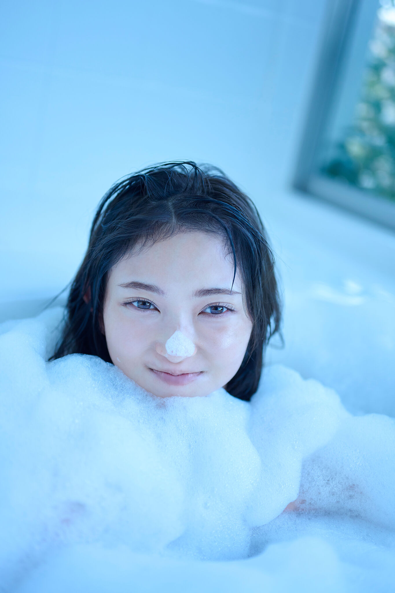 超ときめき♡宣伝部・辻野かなみ、泡風呂で撮影した“もこもこ”大胆