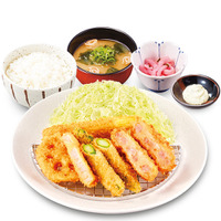 「ぷりっぷり海老かつと野菜フライ定食」990円（税込）