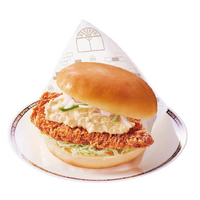 【コメダ珈琲店】フシギダネ・ヒトカゲ・ゼニガメのなかよし鶏タツタバーガーレモンタルタル