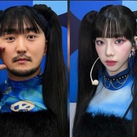 【衝撃】aespaカリナに“変身”し騒然…「視覚的暴力」とまで言わしめた驚愕のビジュアル 画像