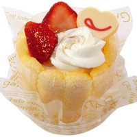 「母の日 苺のフラワーケーキ」