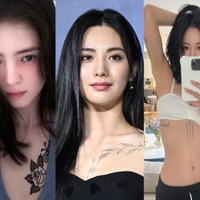 また復活？ ハン・ソヒの骨盤に…入れても消しても騒がれるスターのタトゥー　熱愛説の“根拠”とされたことも