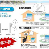 愛知県の一部で地域WiMAXの商用サービス 画像