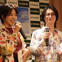 篠原かをり＆河村拓哉【写真：竹内みちまろ】