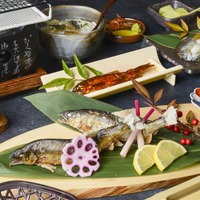 みやちか膳鮎プレート盛り
