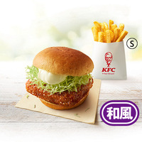 和風チキンカツバーガーコンビ