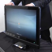 【ビデオニュース】日本HP、オールインワンデスクトップ「HP All in One PC200」 画像