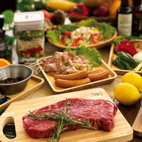 【豪華手ぶらBBQ】地元ブランド「霧降高原牛」や「日光HIMITSU豚」を堪能。準備・片付け不要で、手軽に極上の食事体験。