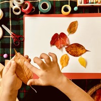 「畑で遊ぼう～お花や葉っぱでお絵描きしよう！～」