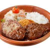 メンチカツカリー&ハンバーグディッシュ