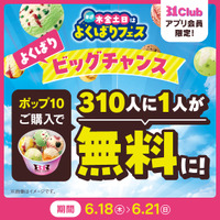 「トリプルポップ」に1コ100円でポップスクープを最大10コまで楽しめる！夏を先取れ！「毎週木金土日はよくばりフェス！」