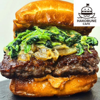 【和の発想で進化】もち×お麩×ほうれん草クリーム　HAKOBUNE CAFE（栃木）