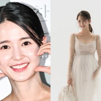 「あと3週、頑張る」“BTS胎教”も話題の『太陽を抱く月』女優、臨月のレースドレス姿を公開