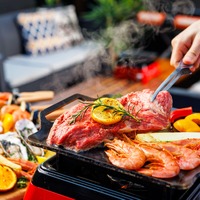 豪華伊勢海老や本格BBQ串など贅沢なメニューラインナップ