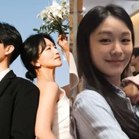 『キム秘書』女優の結婚式にキム・ヨナの姿が！フィギュア選手出身俳優の新郎との縁か
