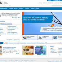 「SAS Institute Inc」サイト（画像）