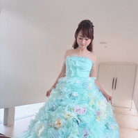 渡辺美奈代、花々まとったプリンセスドレス姿にファン感動「美奈代姫」