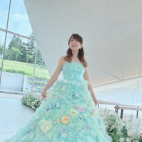 渡辺美奈代、花々まとったプリンセスドレス姿にファン感動「美奈代姫」