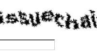 CAPTCHA認証の例（Wikipedia）