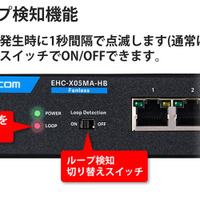 エレコム、全ポート10Gbps対応のマルチギガスイッチングハブ2モデルを発売