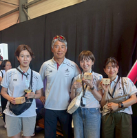 渡辺満里奈、海洋冒険家・白石康次郎氏の新艇進水式に参加