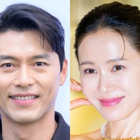 息子の手を離さなかった俳優ヒョンビン…『愛の不時着』夫婦、米ディズニーでの目撃談