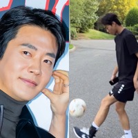 “逆ナン”も納得？俳優クォン・サンウの高校生息子、父親と散歩中のイケメンぶりに視線釘付け