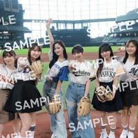 「B.L.T.2026年9月号」別冊付録：乃木坂野球部（小川彩、金川紗耶、黒見明香、柴田柚菜、瀬戸口心月、長嶋凛桜） 　両面超ビッグポスター（表）