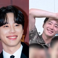 木村拓哉と共演の俳優イ・ジュニョン、軍隊の同期と『ドラゴンボール』ポーズ！兵役中の近況