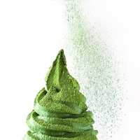 【京都・東山茶寮】粉かけ宇治抹茶ソフトクリーム　イートイン651円(1個)