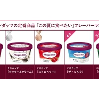 ハーゲンダッツの定番商品「この夏に食べたい」フレーバーランキング