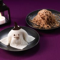 (上)しぼりたてモンブラン (下)おばけモンブラン