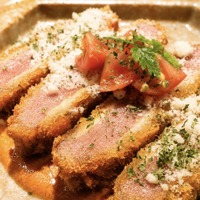 ハムカツ海老トマトクリーム638円