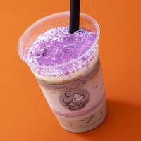 アイス紫イモカフェラテⒸDisney