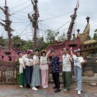 左から）島崎和歌子、花澤香菜、横澤夏子、神田愛花、岩井勇気、澤部佑、松﨑涼佳アナウンサー（c）フジテレビ