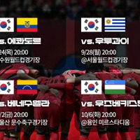 指揮官不在・暫定監督選考中のサッカー韓国代表、9・10月のAマッチ4試合の開催地が決定
